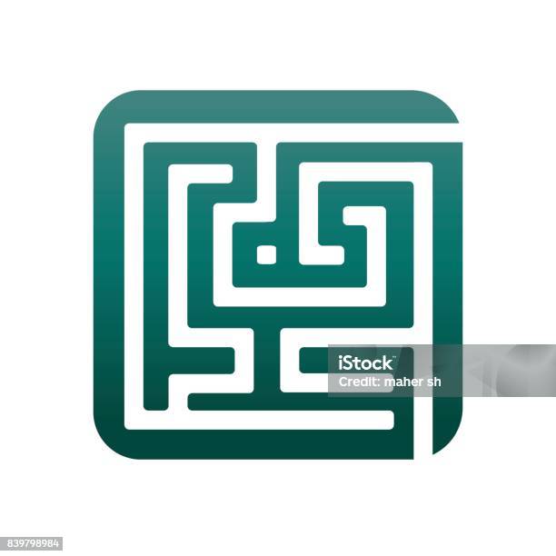 Pretty Maze Graphics Maze Illustration Stock Illustration - Download Image Now - Clean ...