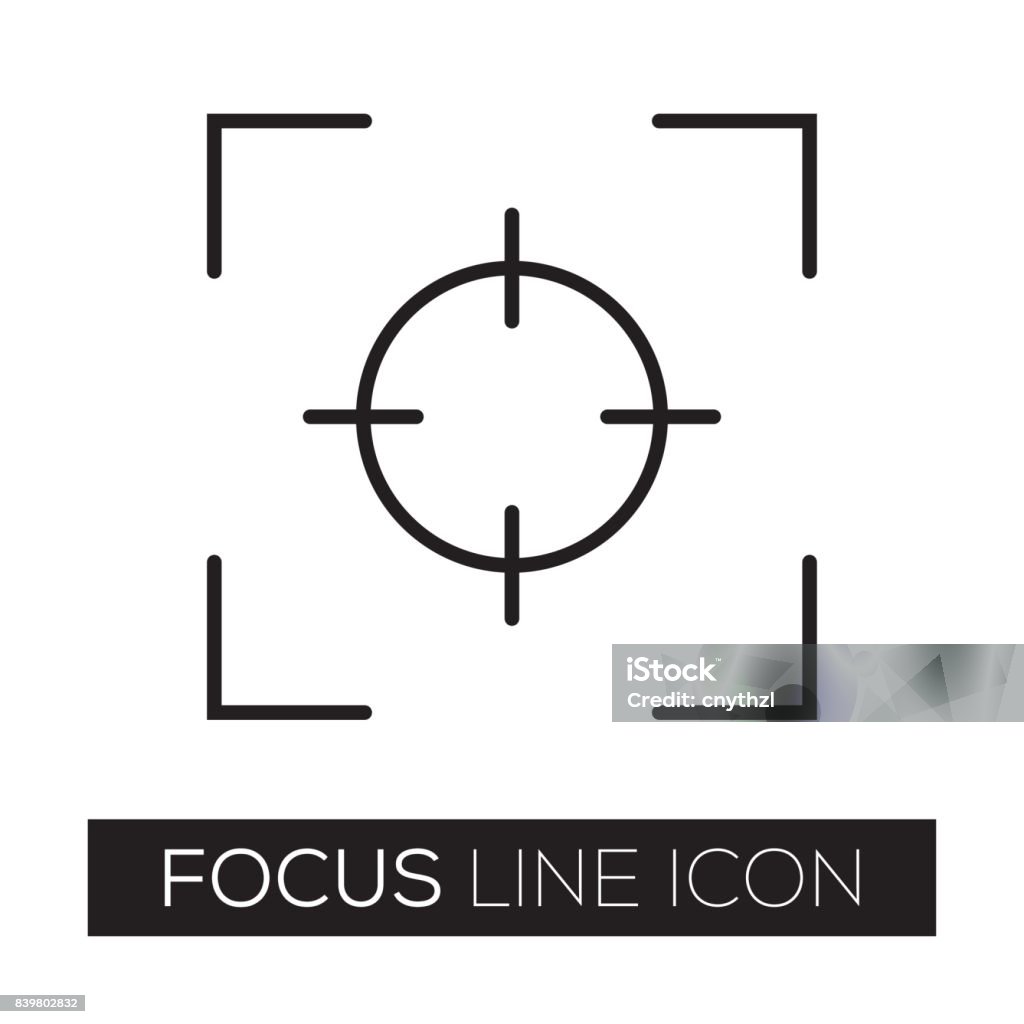 FOCUS Image Focus Technique stock vector