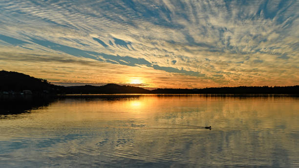 istock Stunning Sunrise Waterscape and Reflections on the Bay 839815032