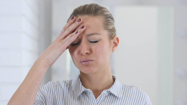 istock Headache, Frustrated Woman Portrait 839829966