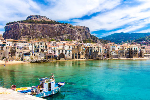 istock Beautiful view of cefalu, Sicily 839833792