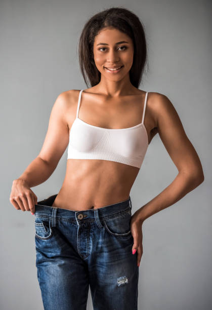 istock Slim Afro American girl 839834286