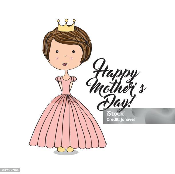 Happy Mothers Day Card Design Stock Illustration - Download Image Now - Abstract, Banner - Sign, Celebration