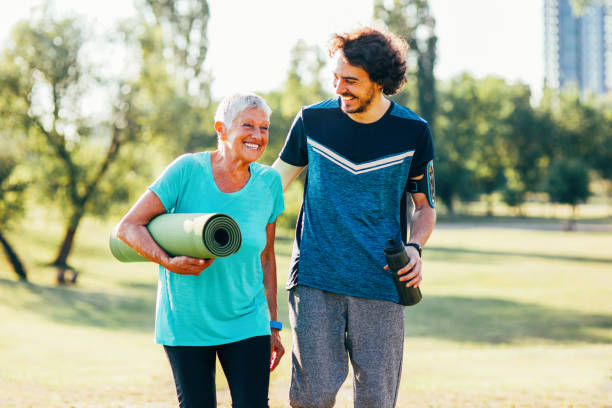 istock Satified sportspeople returning from practice 839846410