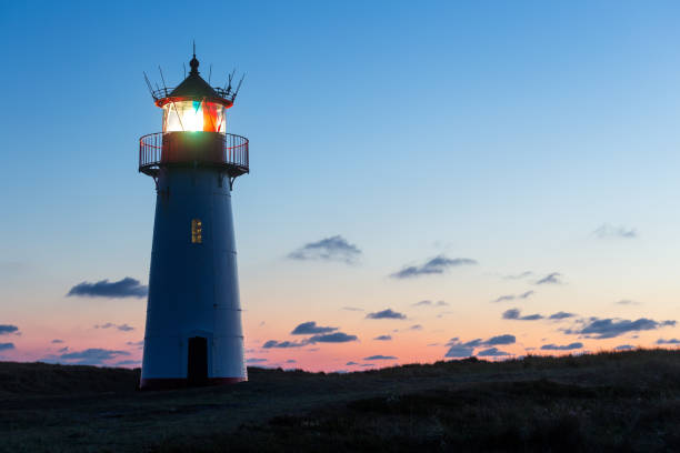 istock Lighthouse List West after sunset - Sylt, Germany 839855902