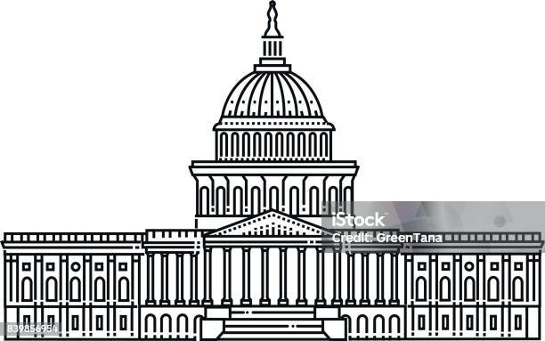 Washington State Capitol In Olympia United States Stock Illustration - Download Image Now - State Capitol Building, Olympia - Washington State, Washington State