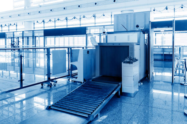 istock Airport baggage screening equipment 839860358