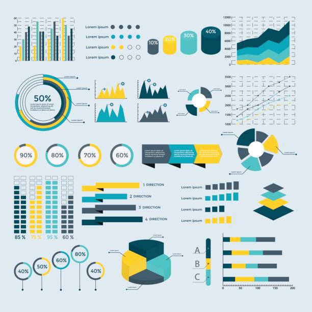 infografik-elements-auflistung - bewertung grafiken stock-grafiken, -clipart, -cartoons und -symbole