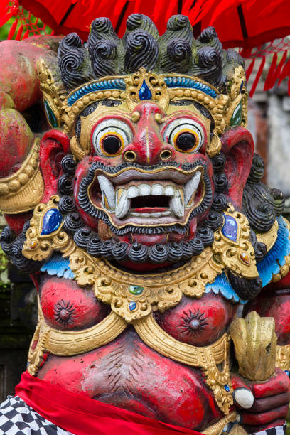 istock Balinese God statue in Central Bali temple. Indonesia 839875132
