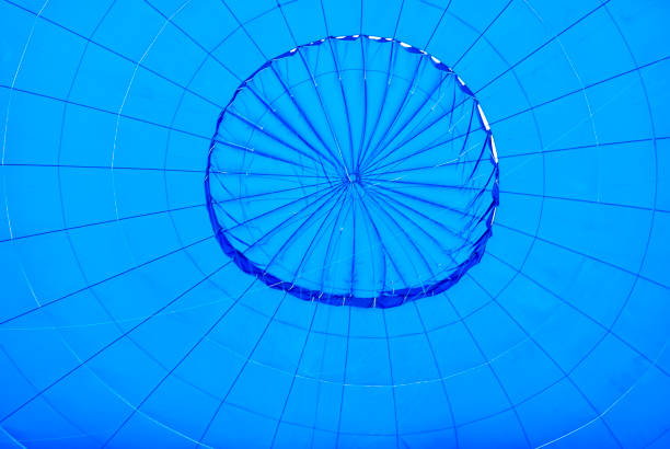 istock Blue hot air balloon's inside directly under, Turkey 839876506