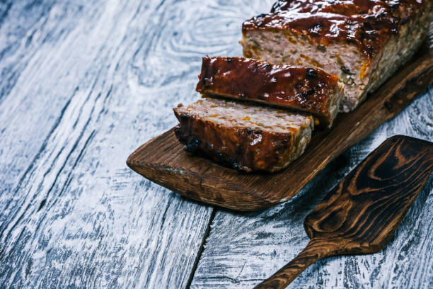 istock Meatloaf served on wood 839879540