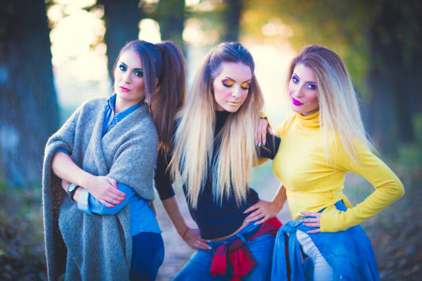 istock Beautiful girls in the forest 839883898