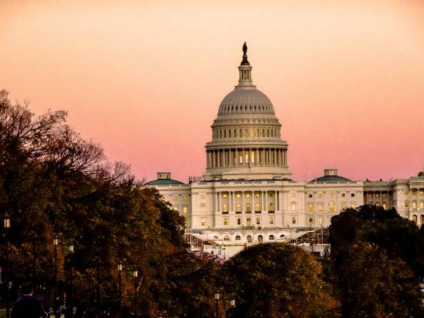 istock sunset over Capitol Hill in Washington D.C. 839894848