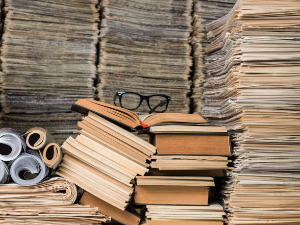 istock Large Amount Of Documents, Newspapers, Magazines And Books 839901668