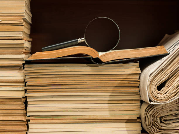 istock Large Amount Of Documents, Books And Newspapers In Library 839901840