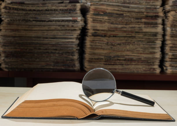 istock Large Amount Of Documents, Books And Newspapers In Library 839901988