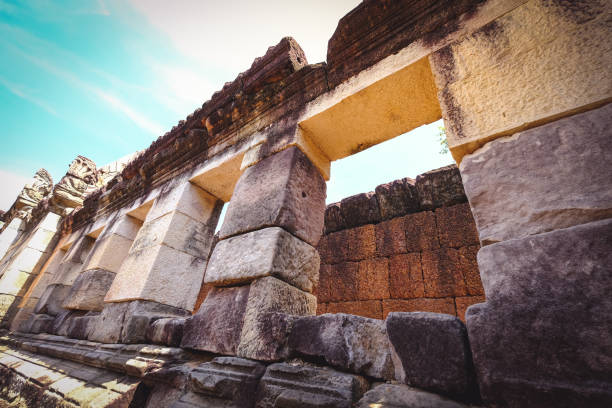 prasat sdok kok thom - prasart phra debidorn - fotografias e filmes do acervo