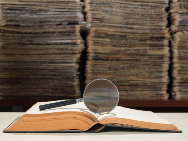 istock Large Amount Of Documents, Books And Newspapers In Library 839904616