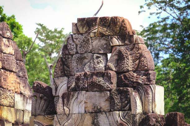 prasat sdok kok thom - prasart phra debidorn - fotografias e filmes do acervo