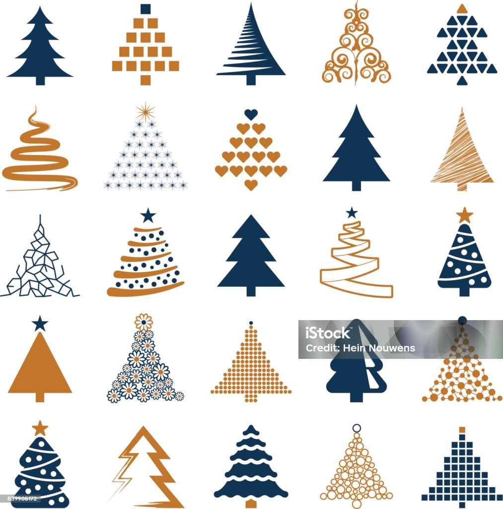 Christmas tree Christmas tree icon collection - vector illustration Christmas Tree stock vector