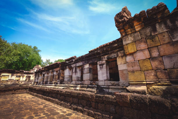 prasat sdok kok thom - prasart phra debidorn - fotografias e filmes do acervo