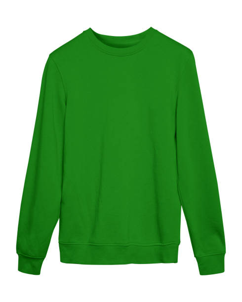 istock Green sport blank sweatshirt isolated on white 839913730