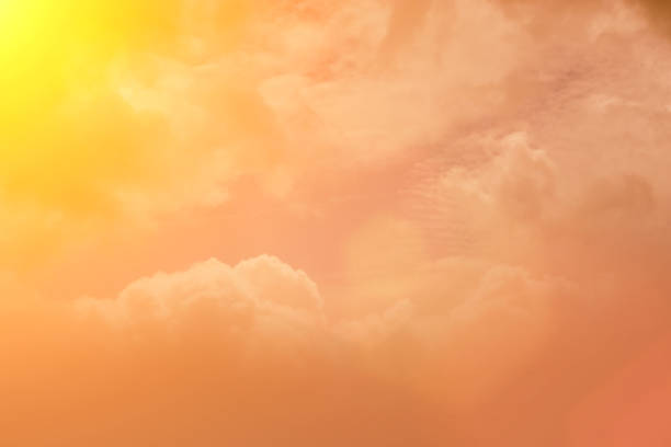 istock The sky Evening sunlight hot zone for background in design and abstract. 839924334