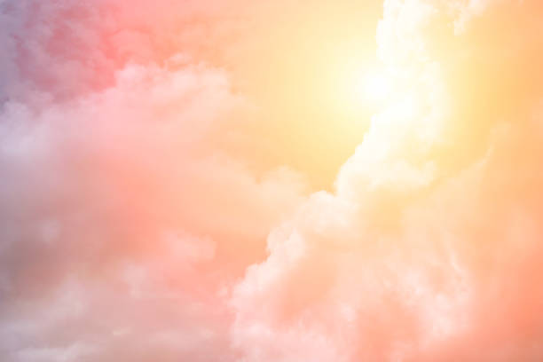 istock Beautiful light from the nature at sunset every day. 839924404