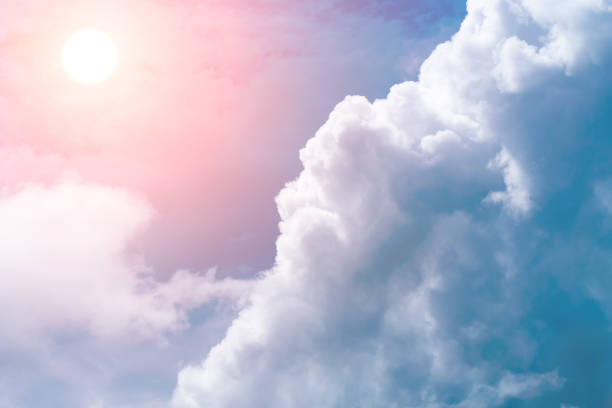 istock Beautiful light from the nature at sunset every day. 839924616