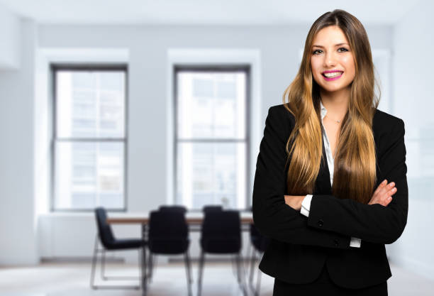 istock Beautiful smiling businesswoman 839925030