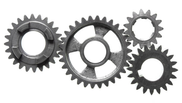 istock Group of gears from the top 839931302