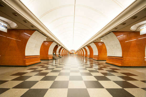 istock Interior of subway station Park Pobedy 839931316