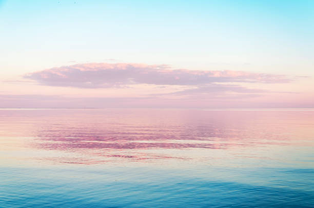 istock pink color sunset over sea 839938462