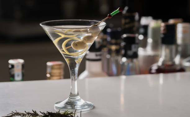 istock Dry martini on the desk of bar 839938874