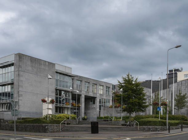 istock Front of Galway County Hall in Galway, Ireland. 839944936