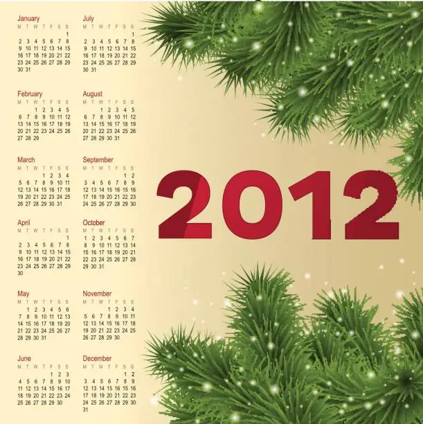 Vector illustration of Calendar