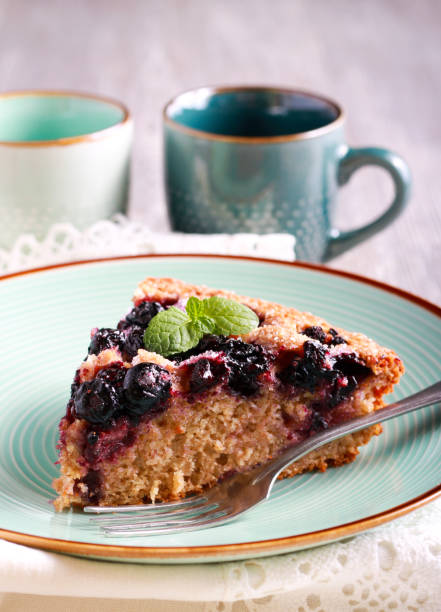 istock Buttermilk wholewheat cake with berries sliced 839953150