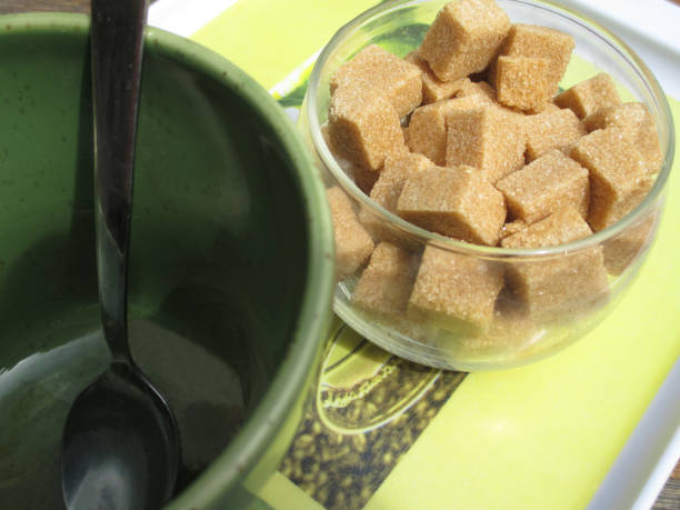 istock Brown sugar in pieces Coffee cup 839958956