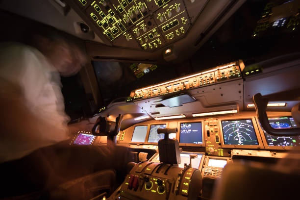 istock Boeing 777 Night Flight over Europe 839962088