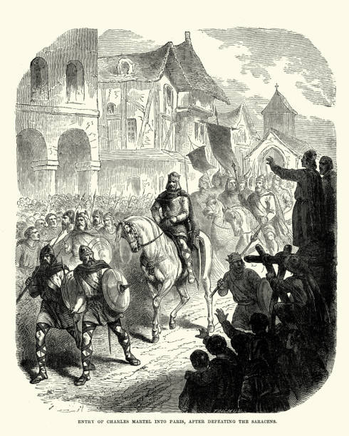 istock Entry of Charles Martel into Paris after defeating the Saracens 839962730