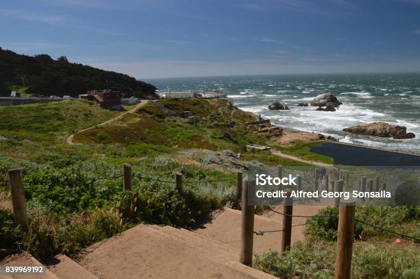 Spring Impressions From The Lands End In Golden Gate Recreation Area In San Francisco From April 27 2017 California Usa Stock Photo - Download Image Now