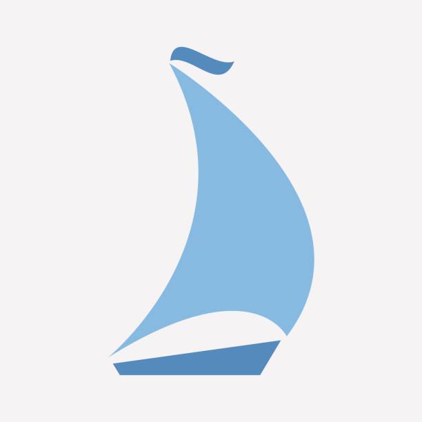 ilustrações de stock, clip art, desenhos animados e ícones de boating icon vector sailing - regatta