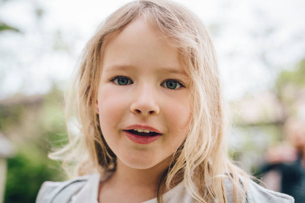 istock Blond girl portrait 839976376