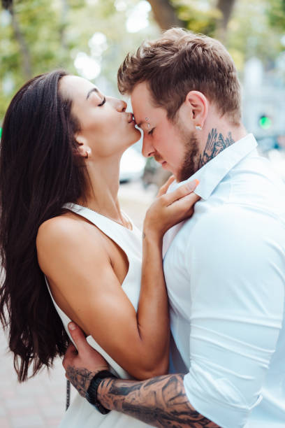 istock Girl and handsome guy outdoors 839977282