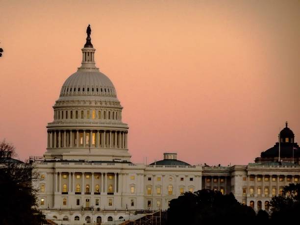 istock sunset over Capitol Hill in Washington D.C. 839999126