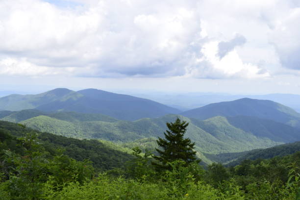 istock Blue Ridge PKWY Look Over  Mountains 840021974