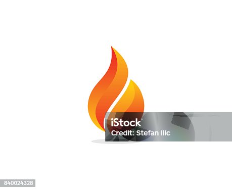 istock Fire icon 840024328