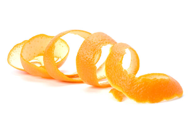 istock orange spiral peel isolated on white 840027930
