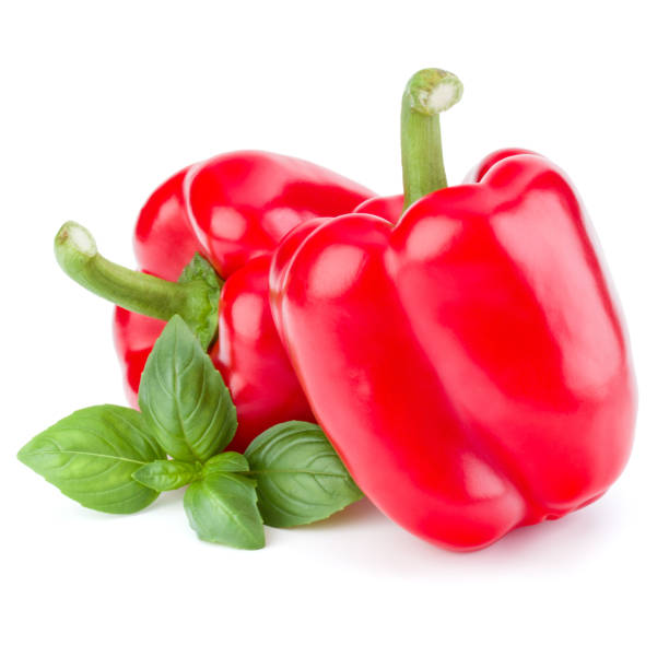 istock two sweet bell peppers isolated on white background cutout 840030796