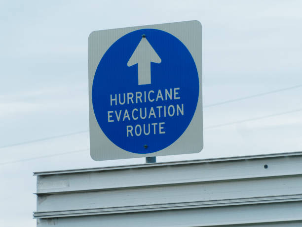 Getting away from Harvey stock photo